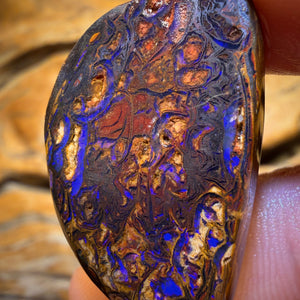 52.4cts - Stammes-Yowah-Nuss-Opal-Rohstein. Vorgestellt bei „OUTBACK OPAL HUNTERS“!!