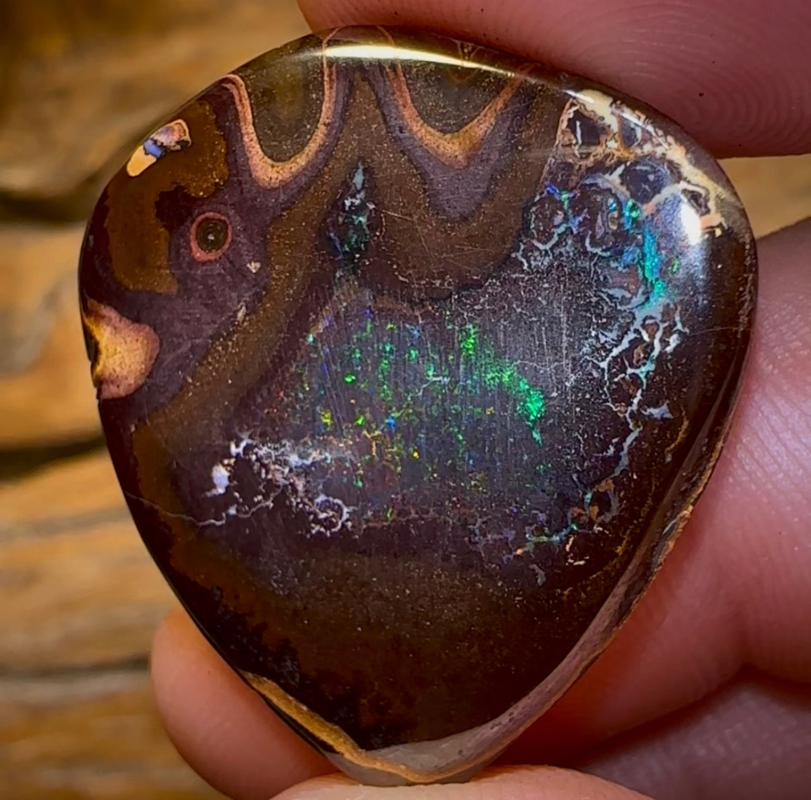 39.7cts - Queensland Boulder Opal - Opal Whisperers