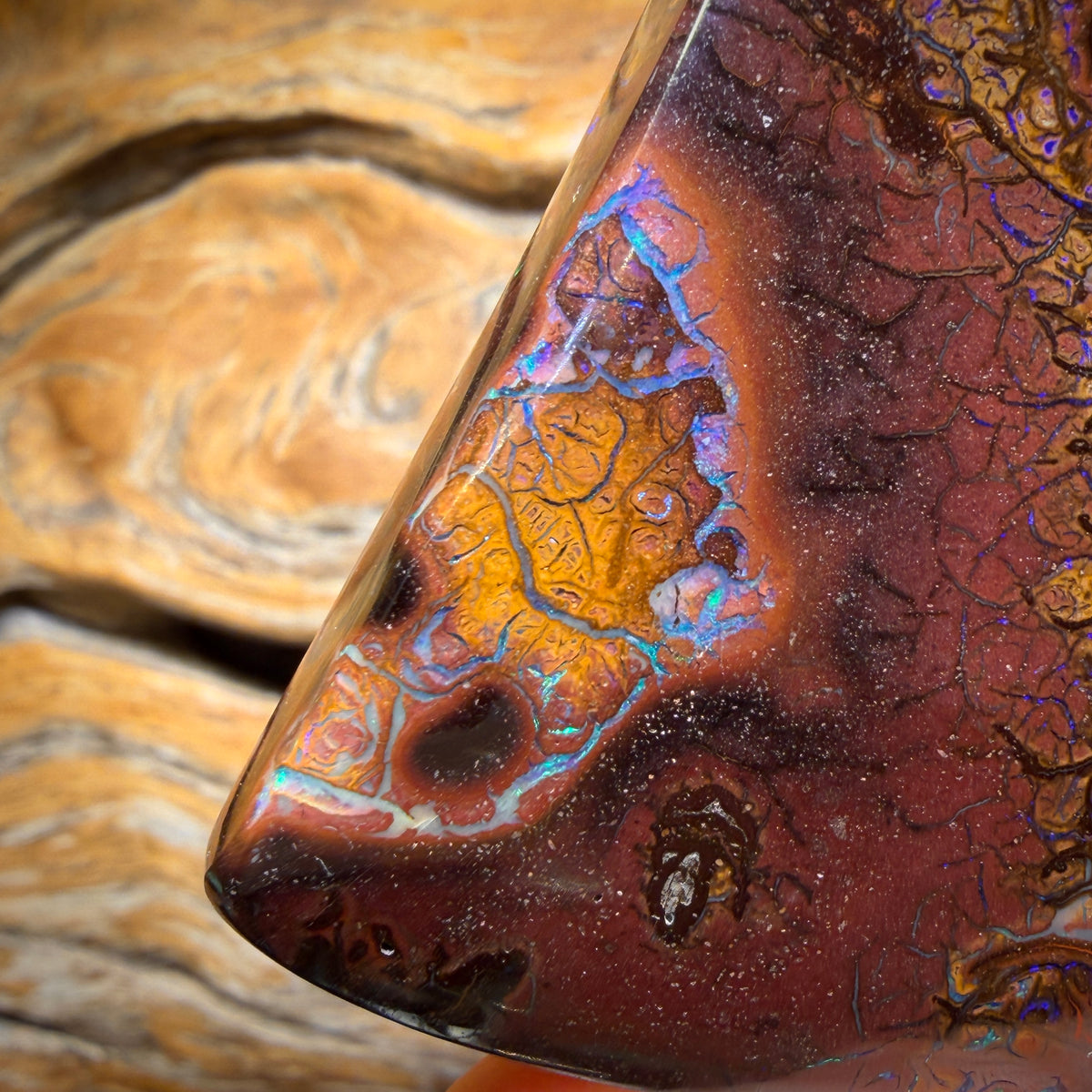 375cts - Huge Tribal Yowah Nut Opal Specimen. Double Sided!