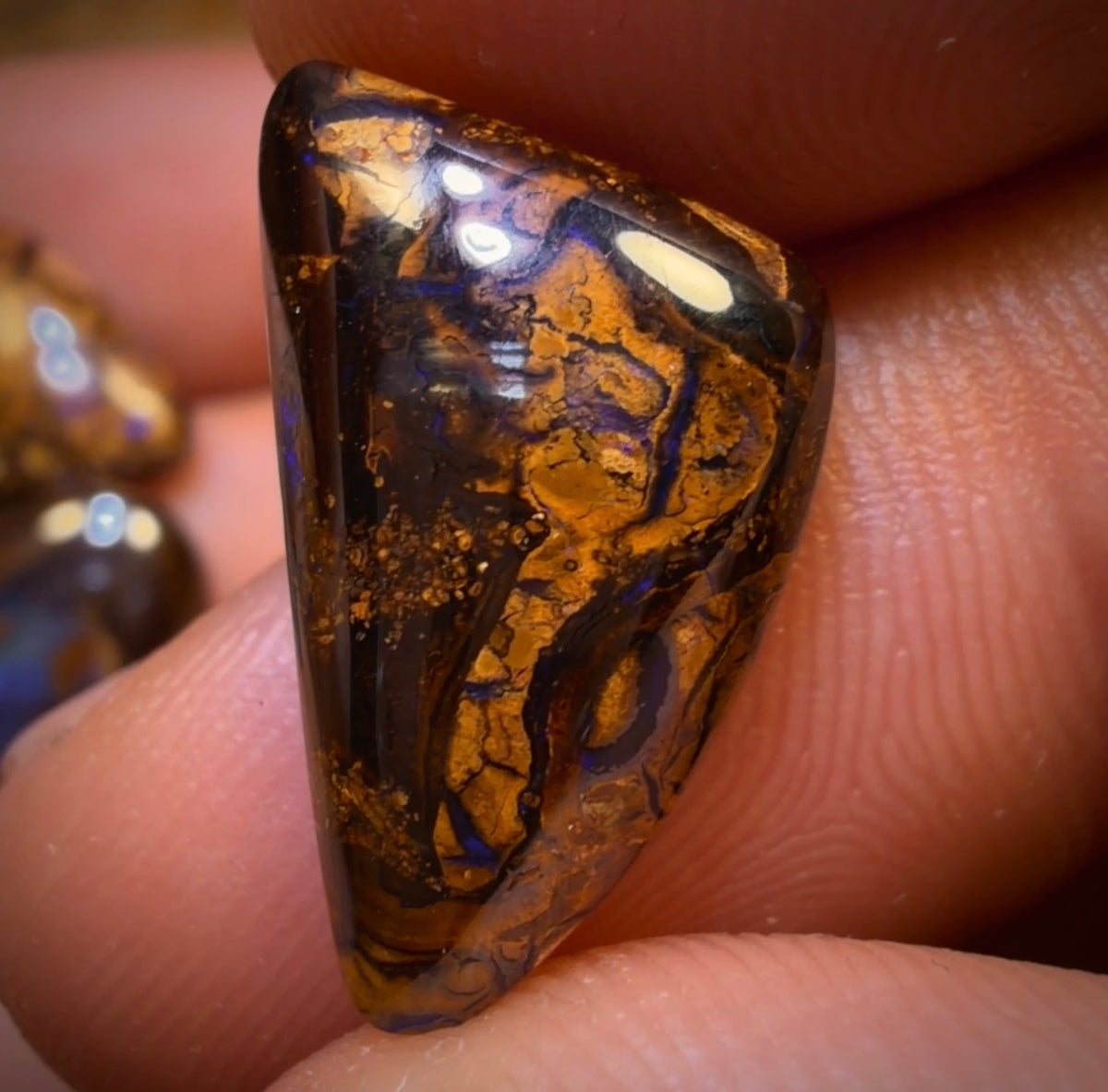 32.6cts - 5x Mixed Australian Boulder Opal’s. Wholesale Dealers Parcel
