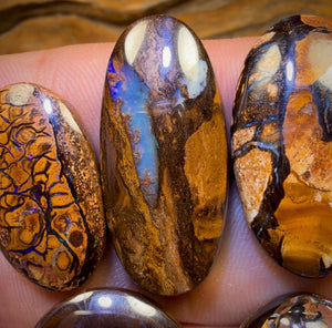 139.1cts - 5x Australian Tribal Boulder Opal’s. Wholesale Dealers Parcel