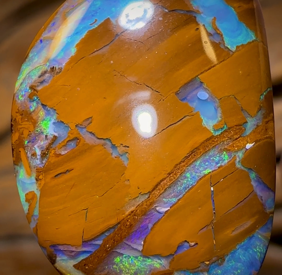 Auction Fall-Through = Your Gain! 🔥 Now More Than 50% Off RRP 🚨 25.4cts - Unique Ironstone Pattern Australian Boulder Opal from Yowah