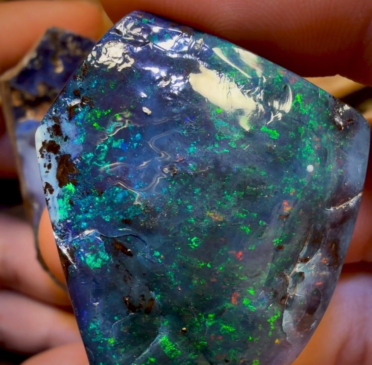 917.5cts - Yowah Nut Opal Rough Natural Split Pair. Found on ‘OUTBACK OPAL HUNTERS’!k