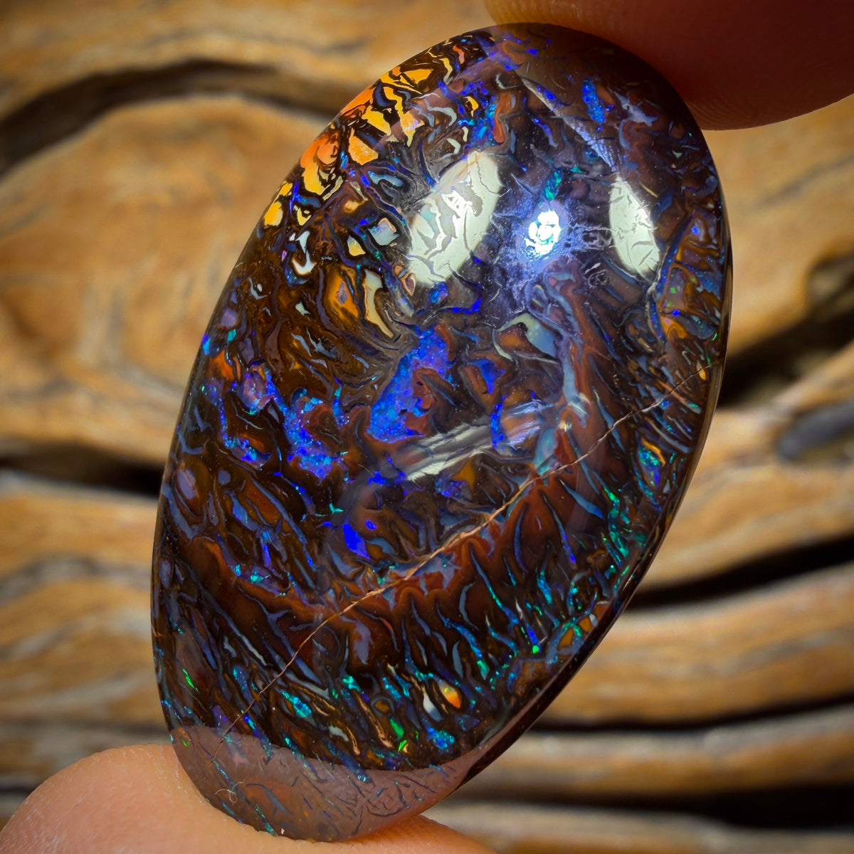 68.4cts - Top Tribal Australian Boulder Opal from Yowah
