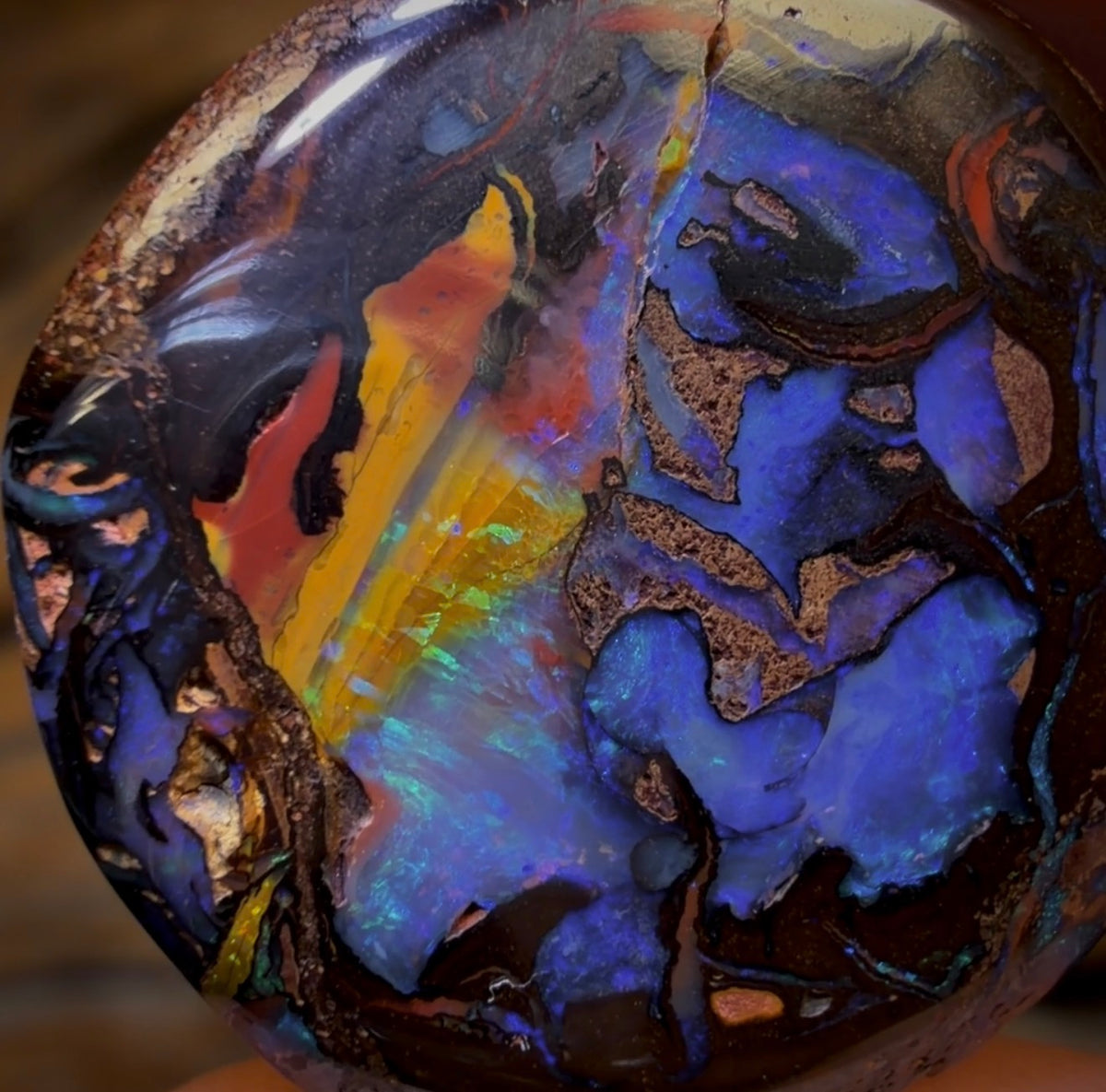 46.4cts - Yowah Nut Kernel Opal. Australian Boulder Opal