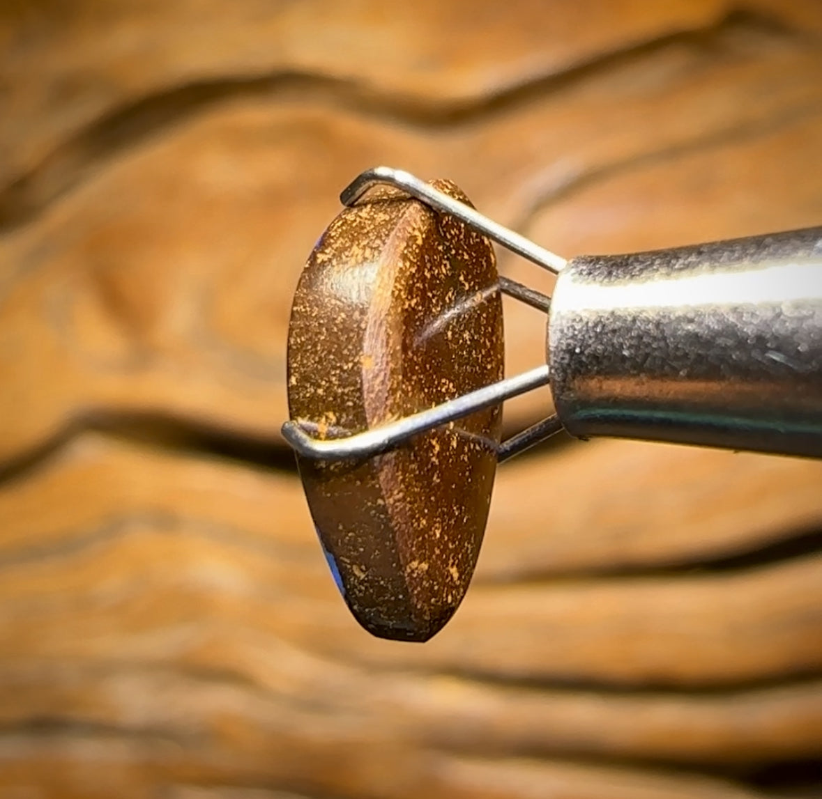 2.9cts - “Royal Blue”Queensland Boulder Seam Opal