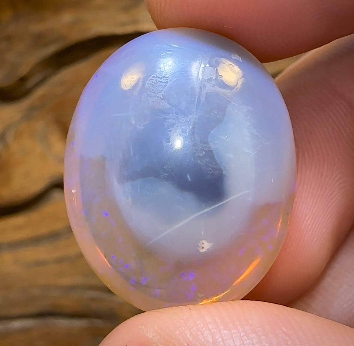 37.4cts - BIG Crystal Opal from Lightning Ridge. Heritage Collection - Opal Whisperers