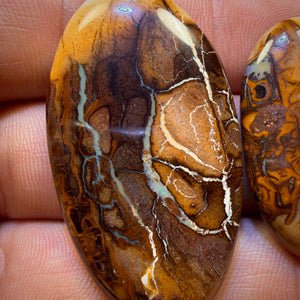 LATECARD! 64.8cts - “ One Was Big One Was Little” Tribal Queensland Boulder Opal Pair