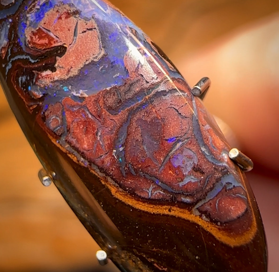4.2cts - Tribal Queensland Boulder Opal from Yowah