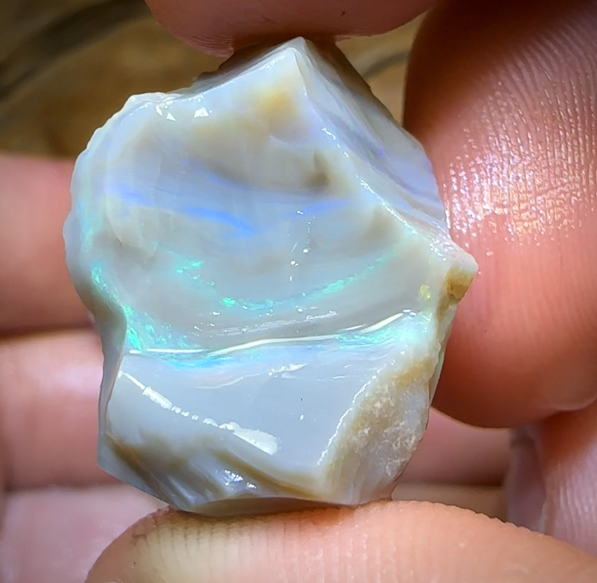 72cts - 3x Lightning Ridge Opal Rough Parcel