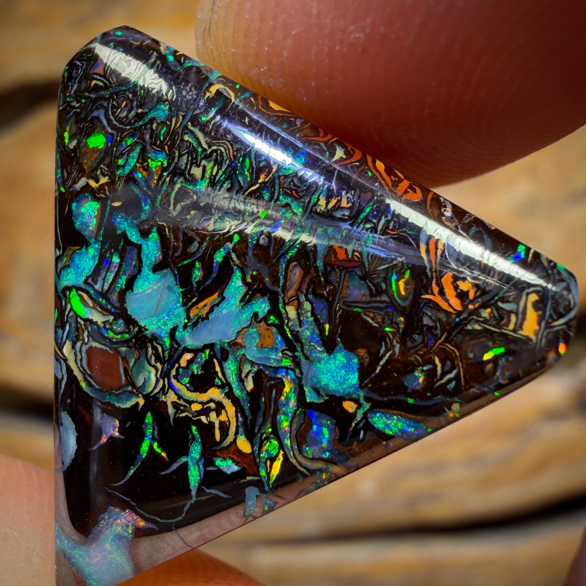 23.6cts - TOP Tribal Australian Boulder Opal