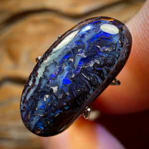6.1cts - Tribal Yowah Nut Opal. Australian Opal