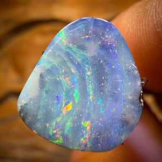 6.3cts - “Water World”Queensland Boulder Seam Opal. Australian Opal