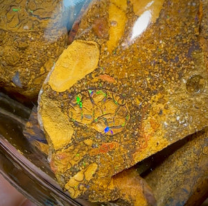 132.1g - Jar of Rough Australian Boulder Opal