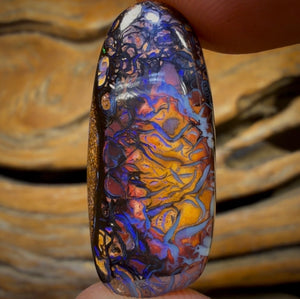 28.4cts - Tribal Yowah Nut Opal. Double Sided