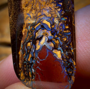 27.6cts - Tribal Australian Boulder Opal from Yowah