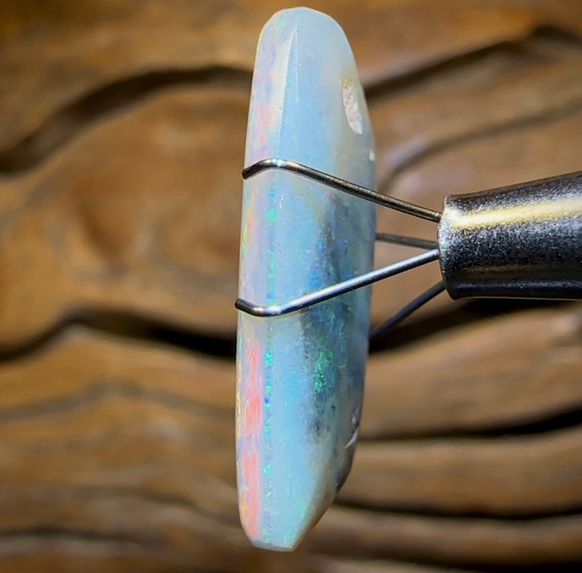 8.9cts - Top GEM Dark Opal from Mintabie South Australia Andreou Heritage Collection - Opal Whisperers