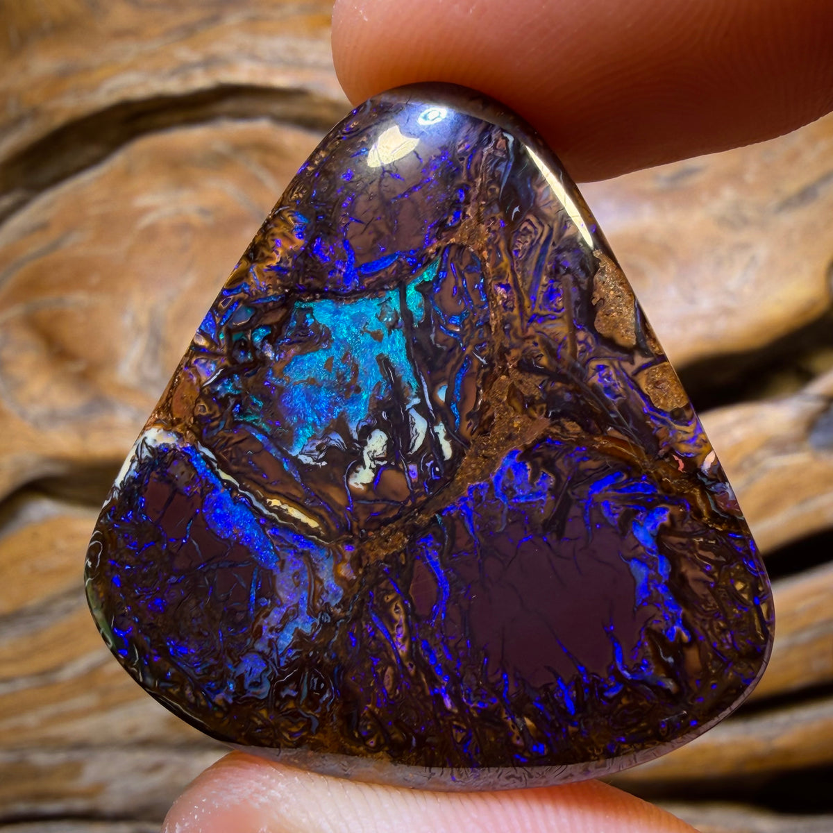 61.5cts - Tribal Queensland Boulder Opal from Yowah