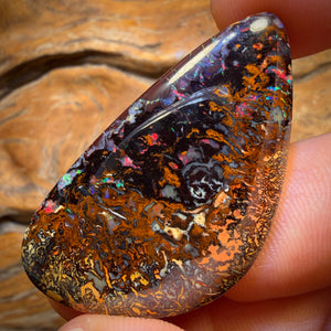 61.8cts - Tribal Queensland Boulder Opal. Multicolours!