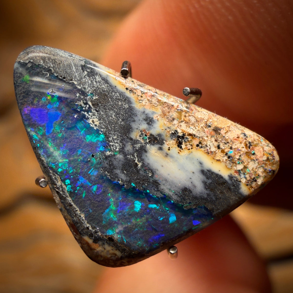 2.9cts - Solid Australian Boulder Pipe Opal