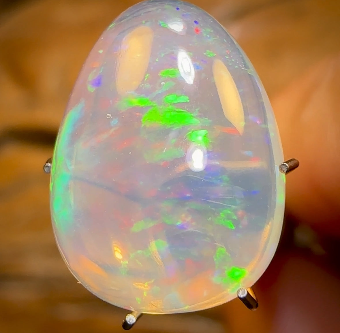 5.85cts - GEM South Australian Magic Clean Crystal Opal from Andamooka