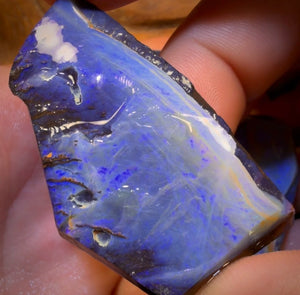 🔒 I’ve Got the Blues Collection 391.6cts - 3x Australian Boulder Seam Opal Rough Parcel