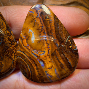 145.3cts - Tribal Queensland Boulder Opal Pair
