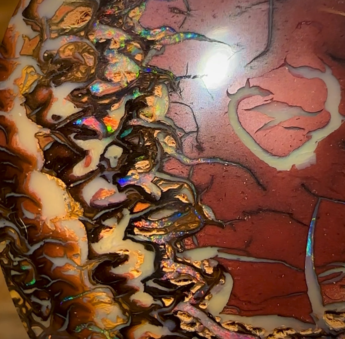 68.9cts - ‘Heart of Opal’ Tribal Australian Boulder Opal