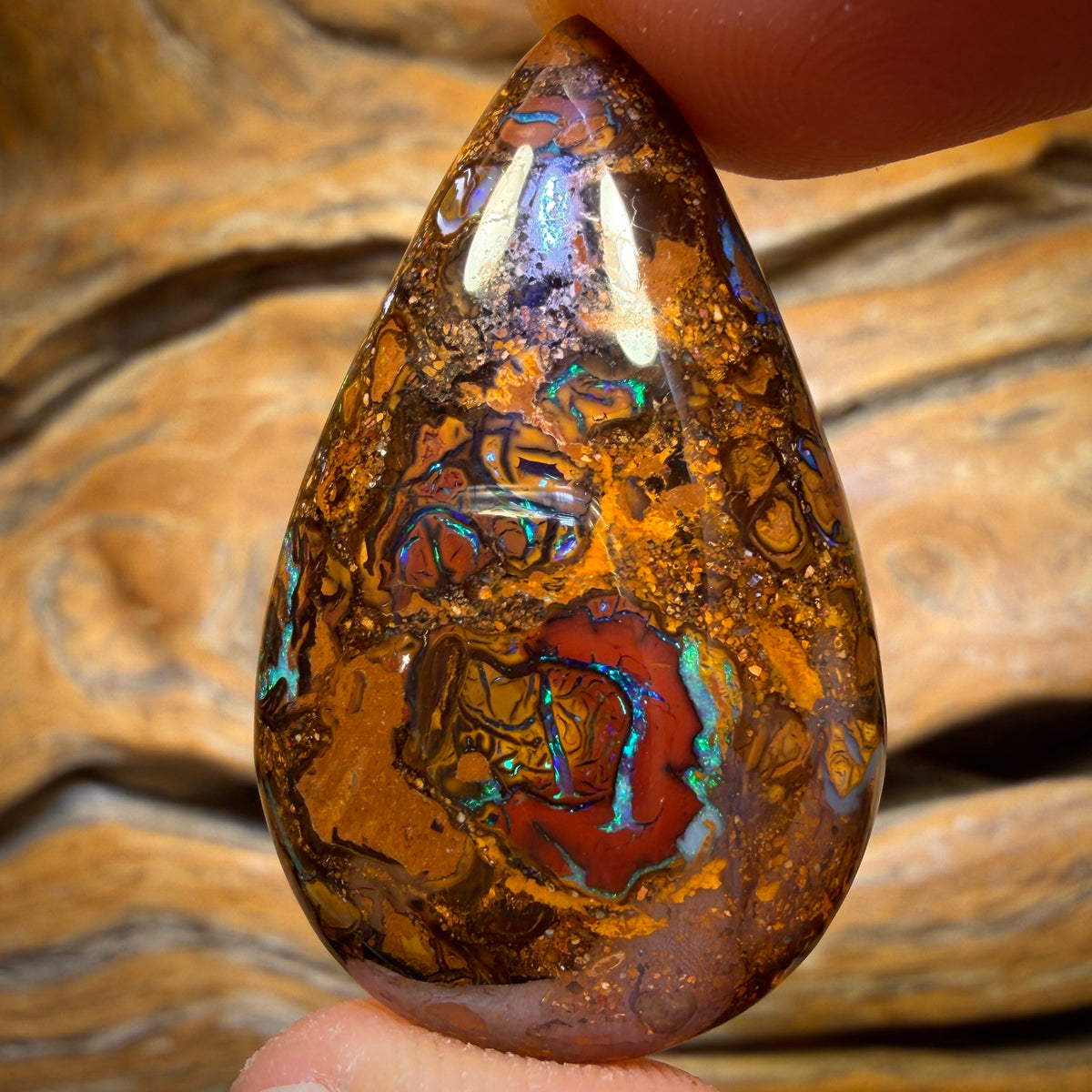62.5cts - Tribal Queensland Boulder Opal from Yowah