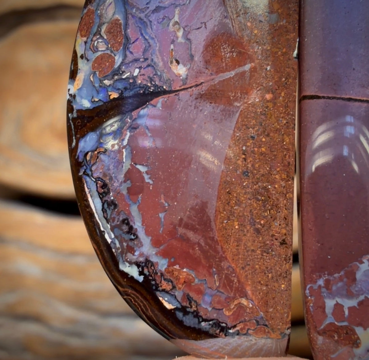 54.6cts - Tribal Queensland Boulder Opal Pair