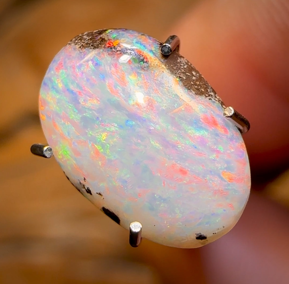 1.8cts - Queensland Boulder Seam Opal Pastel Fire