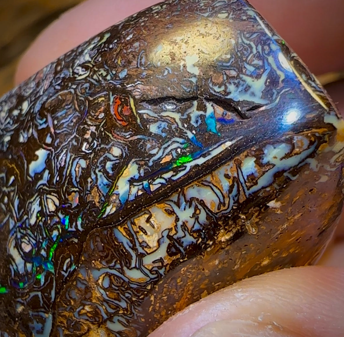 Auction Fall-Through = Your Gain! 🔥 Now More Than 50% Off RRP 🚨 448cts - Tribal Queensland Boulder Opal. Polished Specimen