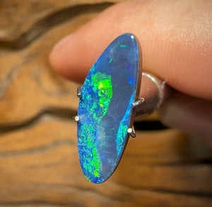 2.7cts - “Ocean Inlet”Queensland Boulder Opal Doublet - Opal Whisperers