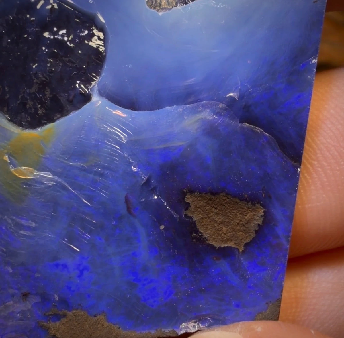 🔒 I’ve Got the Blues Collection 221.2cts - 3x Australian Boulder Seam Opal Rough Parcel