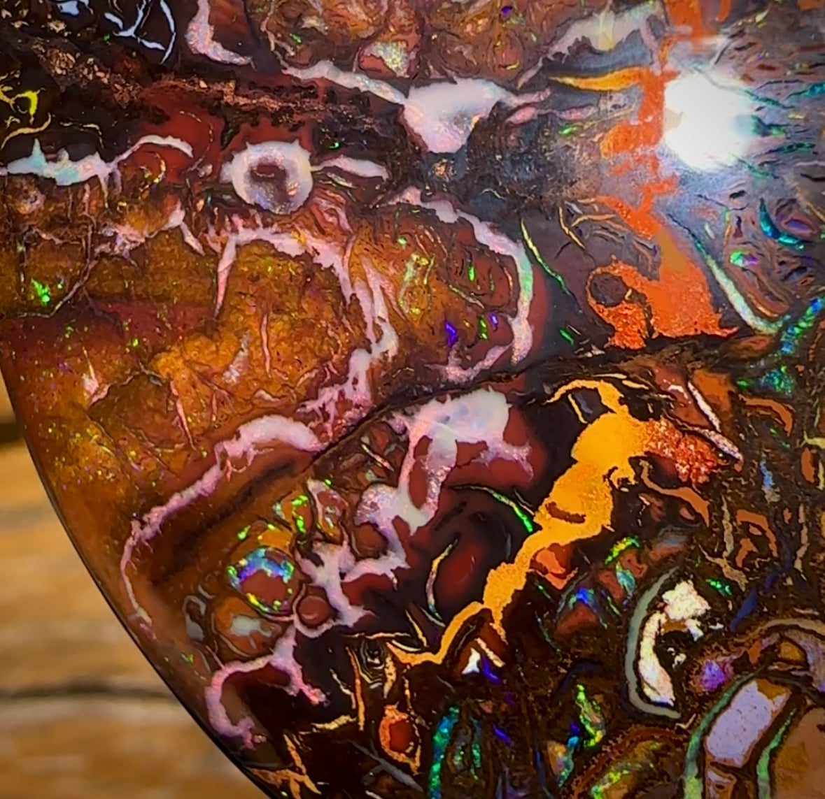 187.1cts - “Massive Big Boy Double Sided Picture Stone” Top Tribal Queensland Boulder Opal.