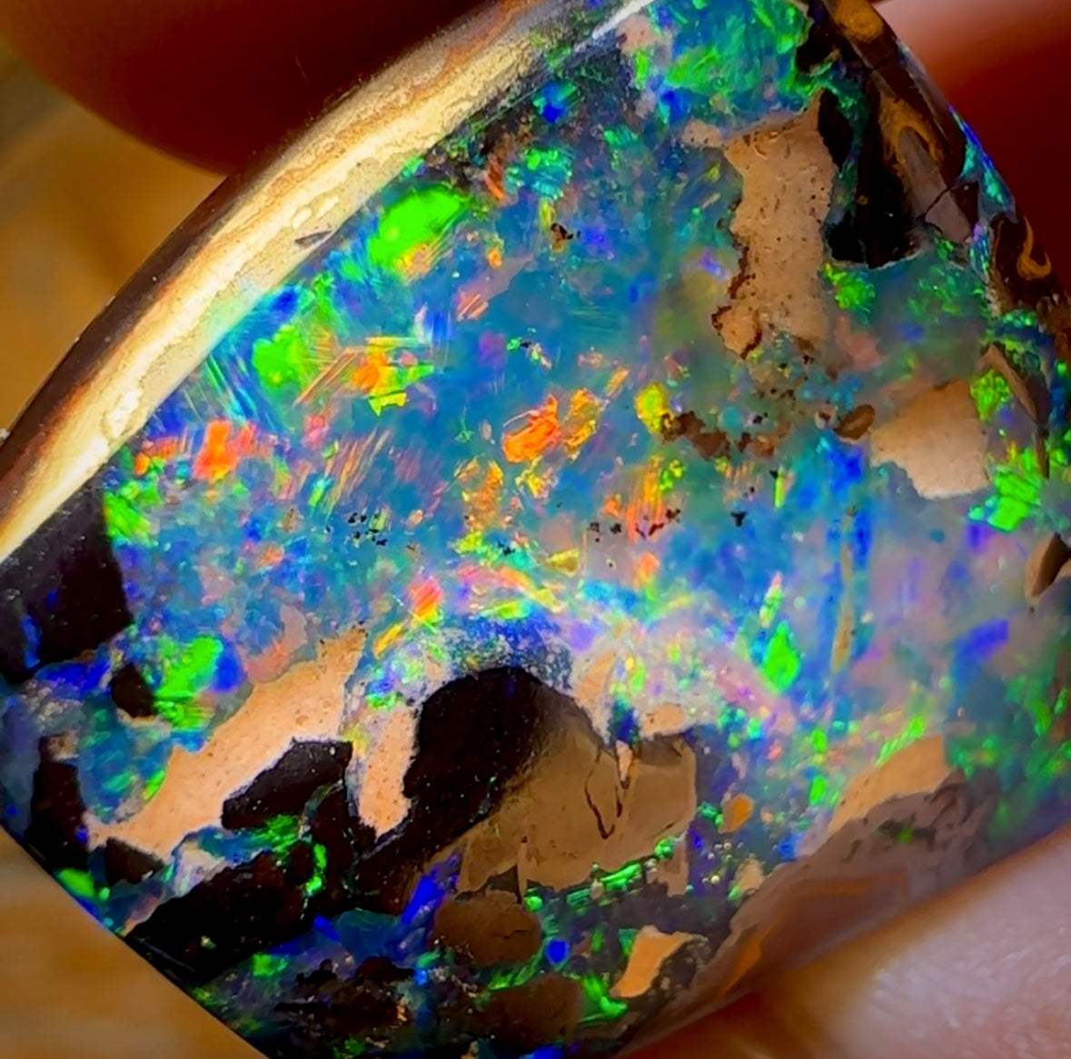 62.5cts - “Island Oasis” Celebrity Stone TOP GEM Yowah Nut Crystal Centre Opal. Featured on “Outback Opal Hunters”!