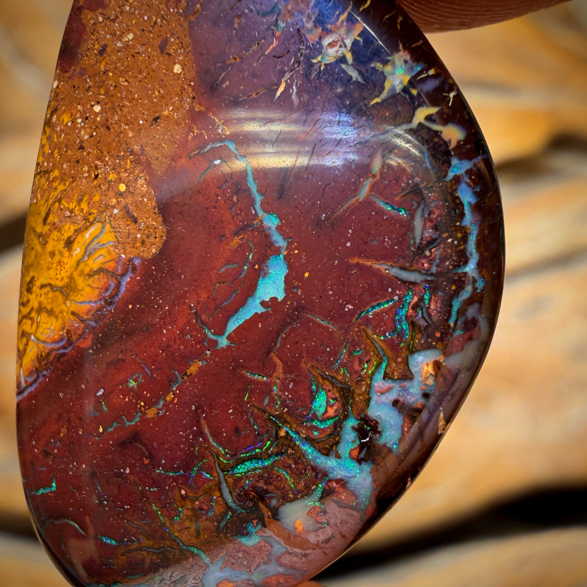 30cts - Tribal Yowah Nut Opal. Australian Opal