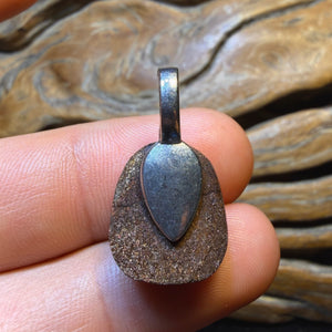 📣 OPALFEST 🔨 AUCTION 🔨 No Reserve 24.1cts - Solid Queensland Boulder Opal Pendant