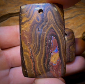 155.7cts - 3x Drilled Queensland Boulder Opals. Wholesale Parcel