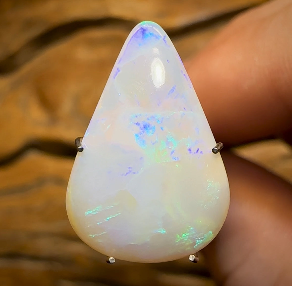 3,3 carats - Opale cristal d'Australie du Sud