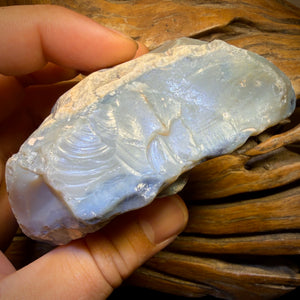 1333cts - HUGE Lightning Ridge Black Potch Opal Rough Piece