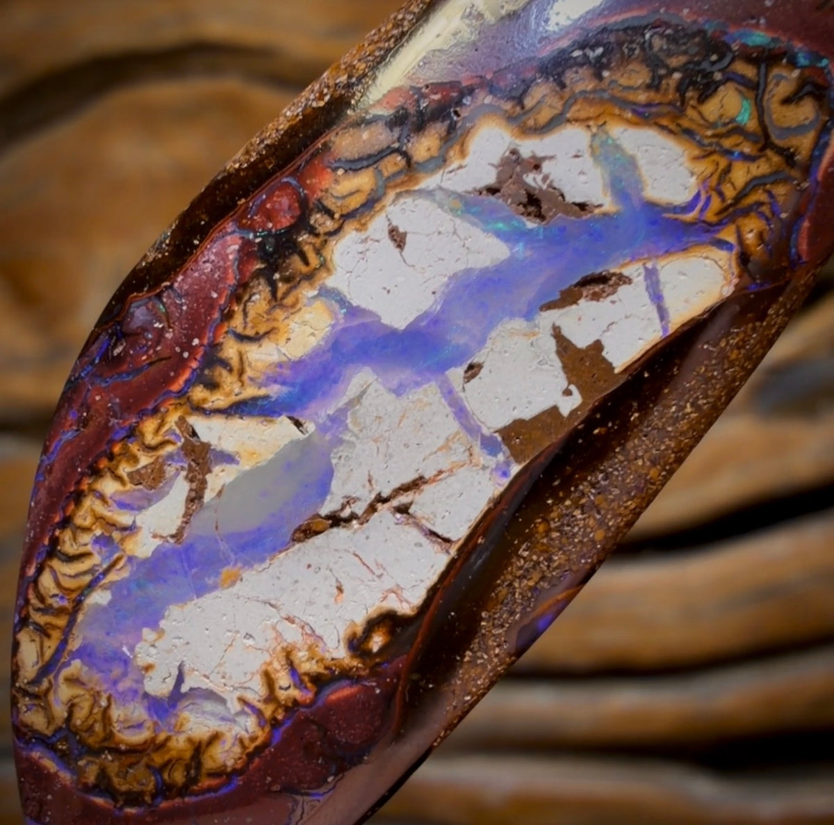 54.8cts - Yowah Nut Kernel Opal. Australian Boulder Opal