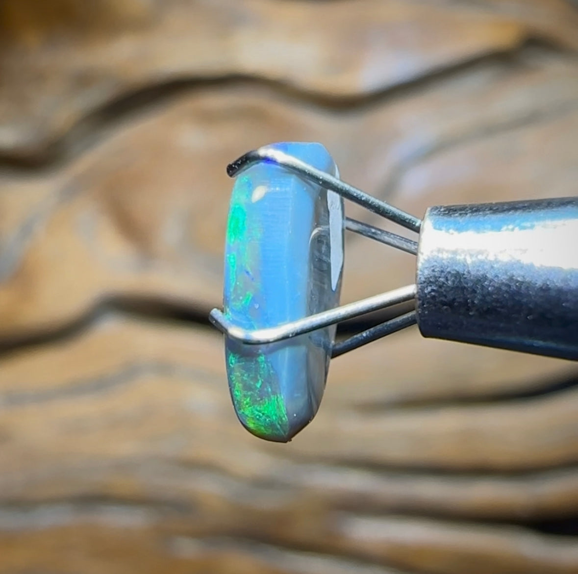 1.75cts - Australian Dark Opal from Lightning Ridge - Opal Whisperers