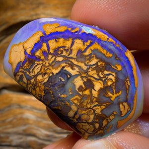 66.5cts - TOP Tribal Yowah Nut Opal Rub. Featured on ‘OUTBACK OPAL HUNTERS’!!