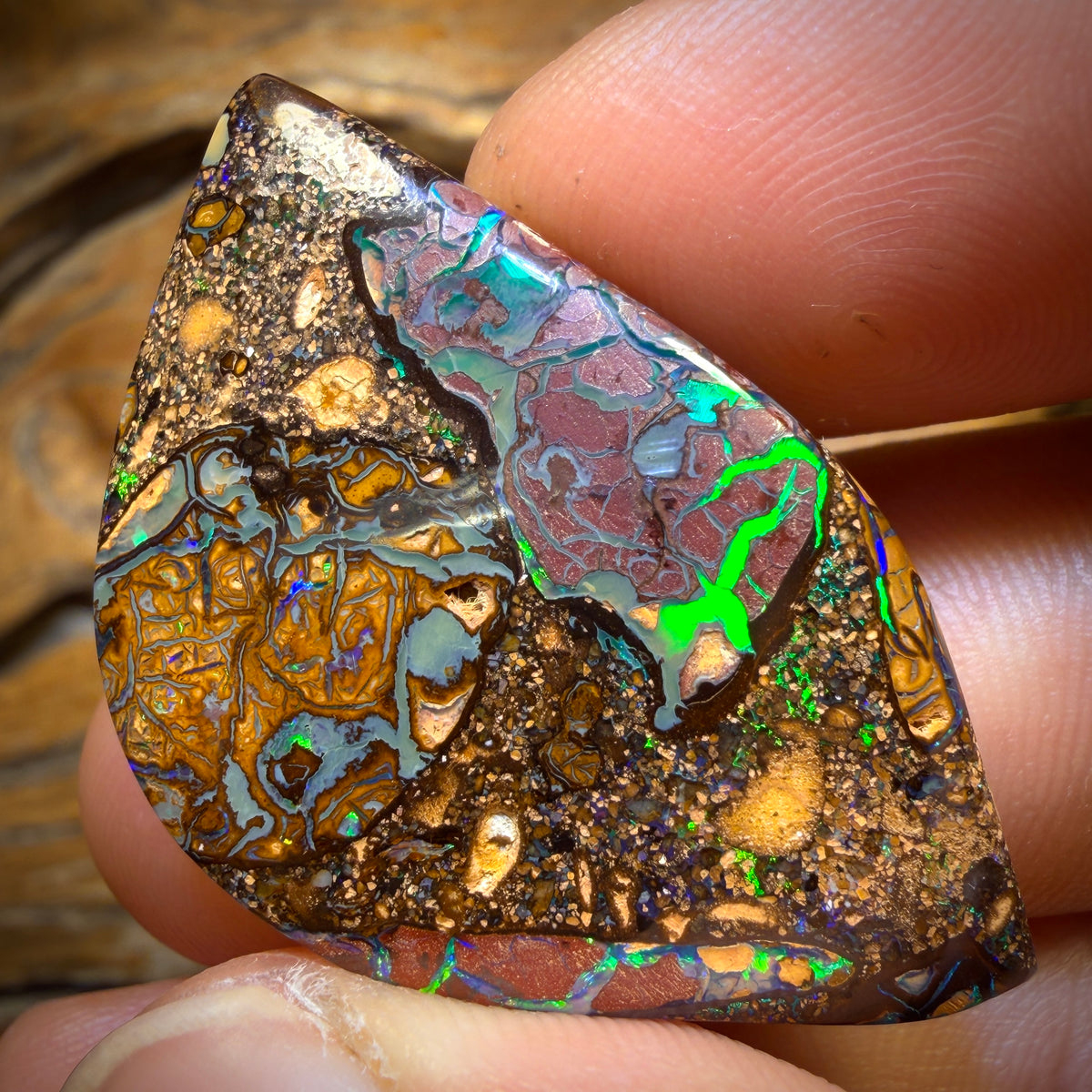 66.9cts - Tribal Queensland Boulder Opal from Yowah