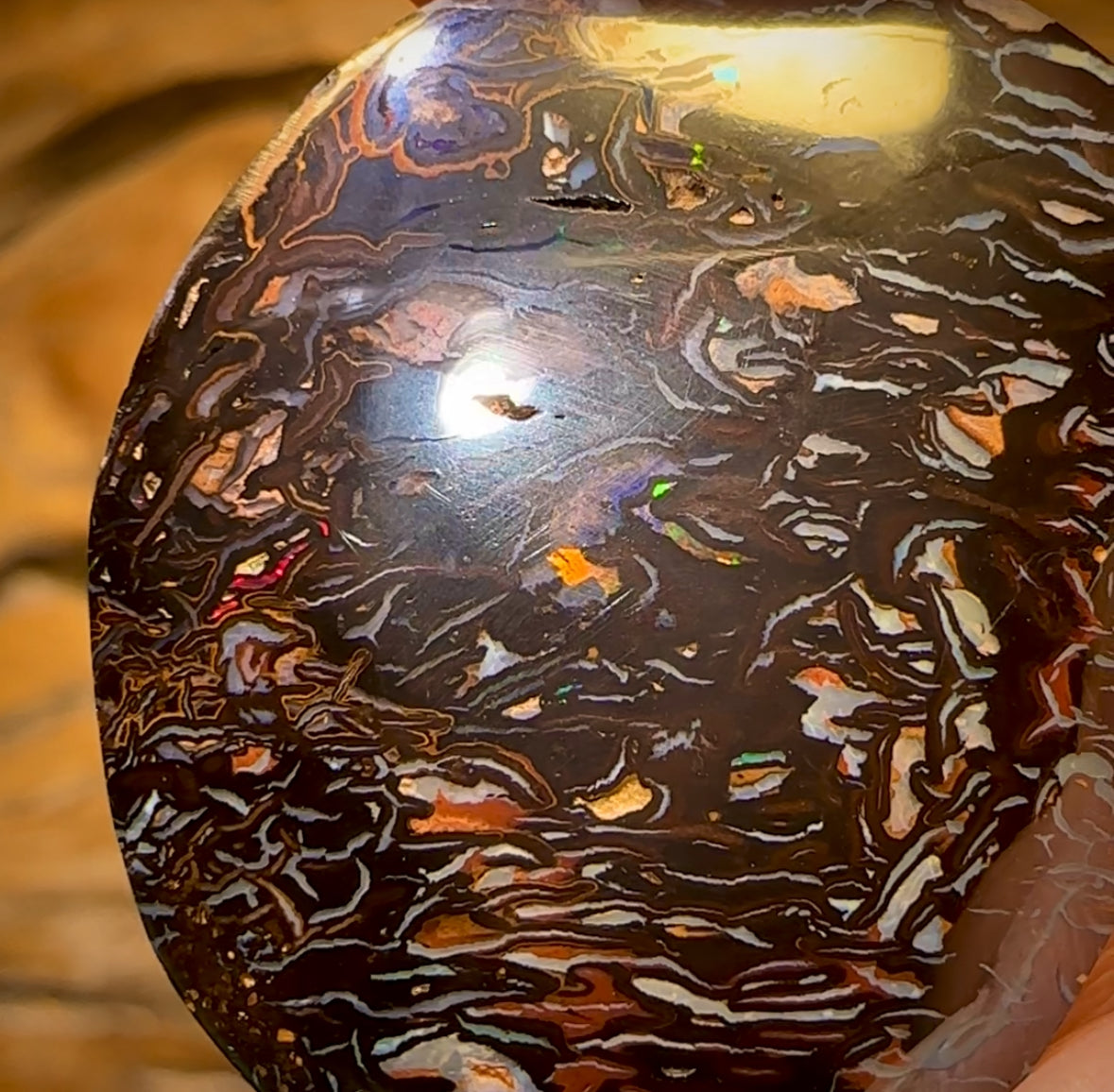 42.2cts - Tribal Queensland Boulder Opal from Koroit