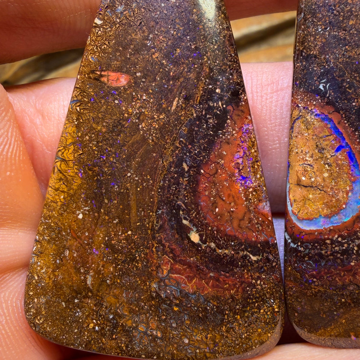 117.4cts - Tribal Queensland Boulder Opal Pair