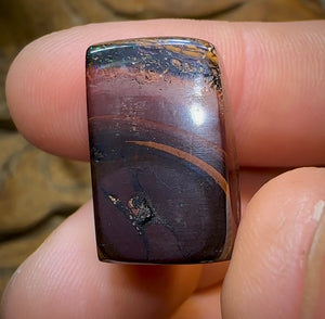 58cts - Yowah Nut Opal Polished Specimen. Tribal Pattern