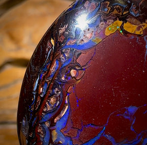 68.4cts - Tribal Pair 1 Queensland Boulder Opal. Australian Opal