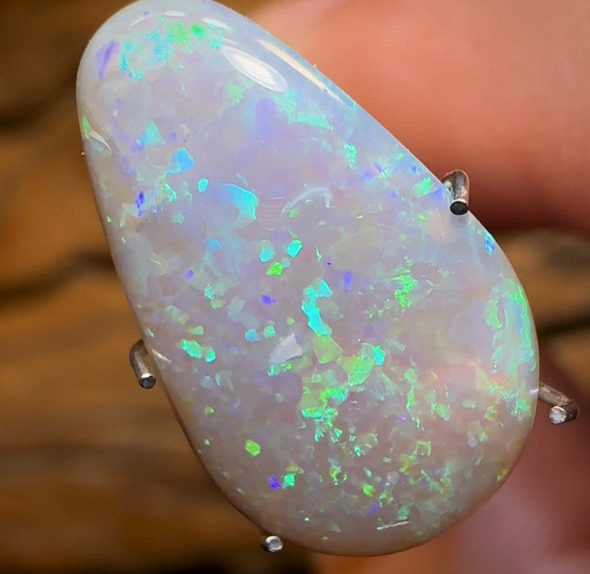 3.1cts - Dark Opal from Lightning Ridge - Opal Whisperers